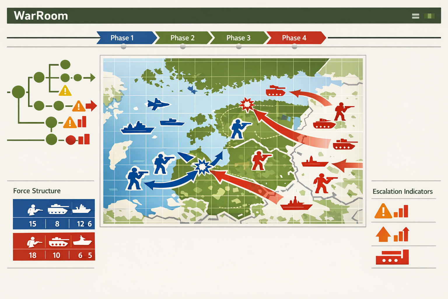 WarRoom — NATO Article 5 Tabletop Wargame Simulator